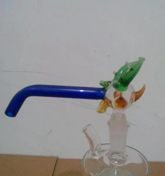 Predellino del rubinetto - pipa fumare narghilè in vetro Bong in vetro - piattaforme petrolifere bong in vetro pipa fumare narghilè in vetro - vape- vaporizzatore