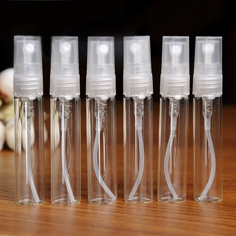 Mini bouteille de parfum Portable rechargeable, vaporisateur vide en verre, bouteilles rechargeables, 10 pièces