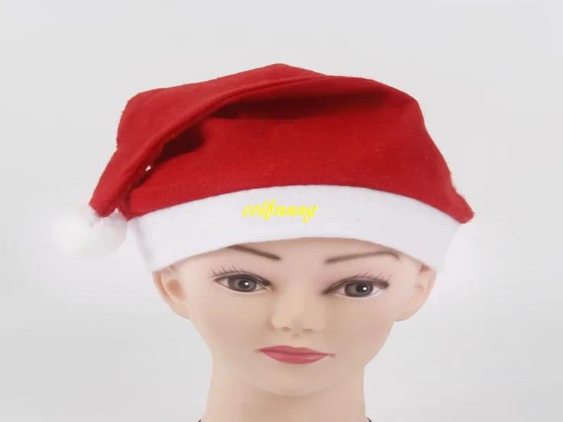 expédition rapide père noël vacances chapeaux de noël adulte enfant unisexe adulte noël casquette rouge