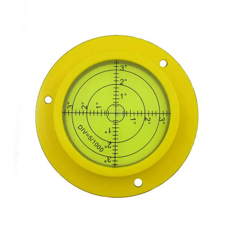 HACCURY 90*17mm instrument de mesure de niveau de machines de Construction niveau à bulle rond indicateur de niveau de liquide