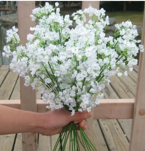 Nuovo arrivo Gypsophila Baby's Breath Artificiale falso fiori di seta pianta decorazione di nozze a casa