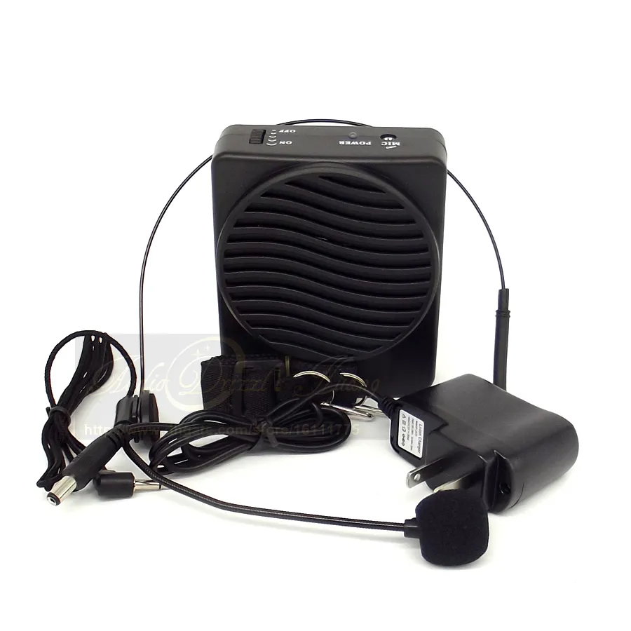 Bärbar Mini 25W Midja Högtalare med mikrofon Röstförstärkare Booster Megafone Speaker för Undervisning Tour Guide Sales Promotion