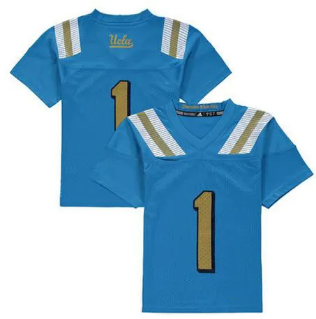 Men's Women Youth/Kids UCLA Bruins Personalized/Customized NCAA jersey White Blue Any Name Any Number Top Quality Drop SHipping Cheap