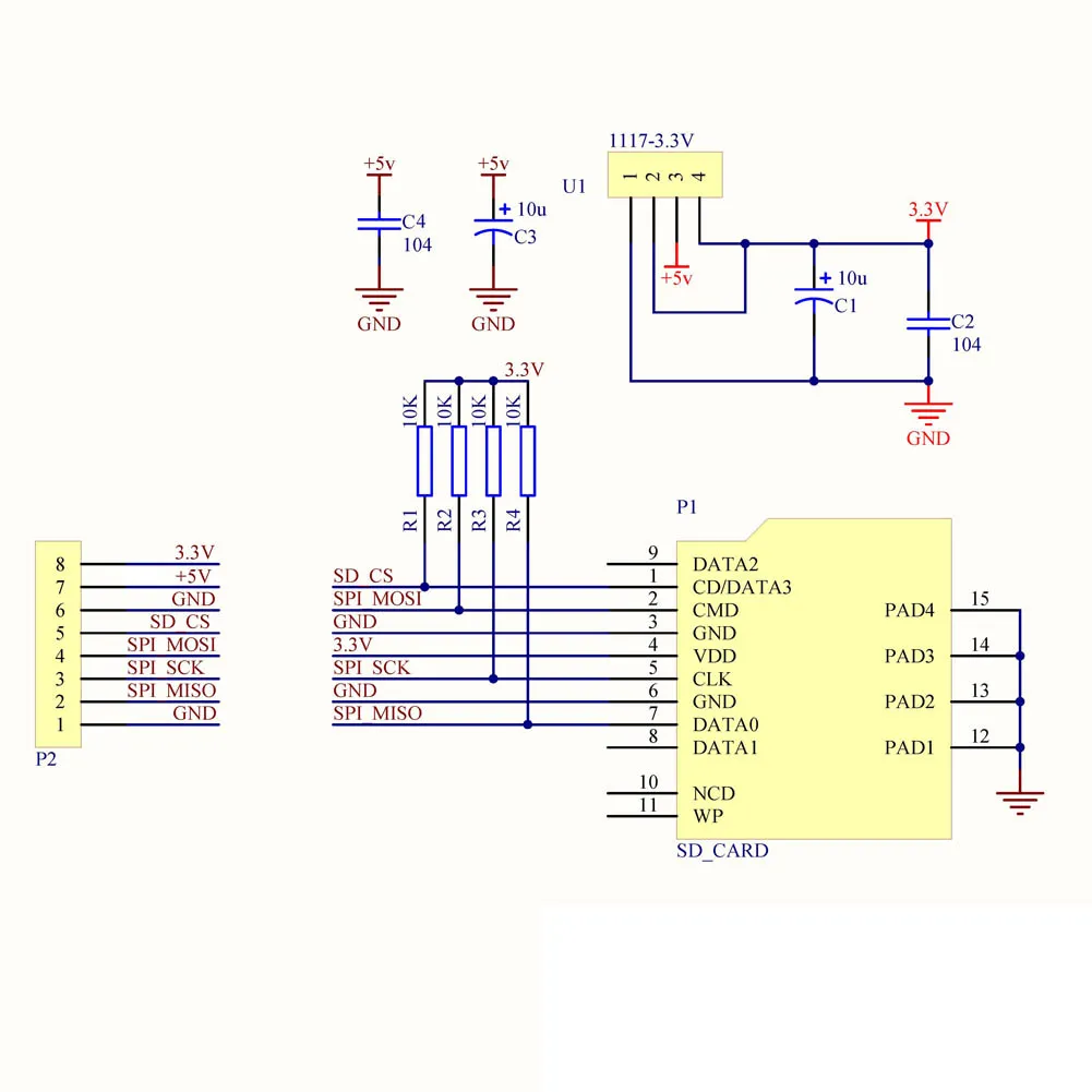 Sd карта spi
