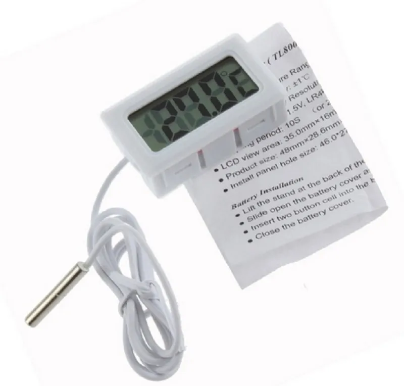 Wholesale Mini Digital LCD Electronic Accurate Digital Thermometer Combo  Sensor For Aquariums And Fish Tanks Includes Retail Box From Etoceramics,  $1.02
