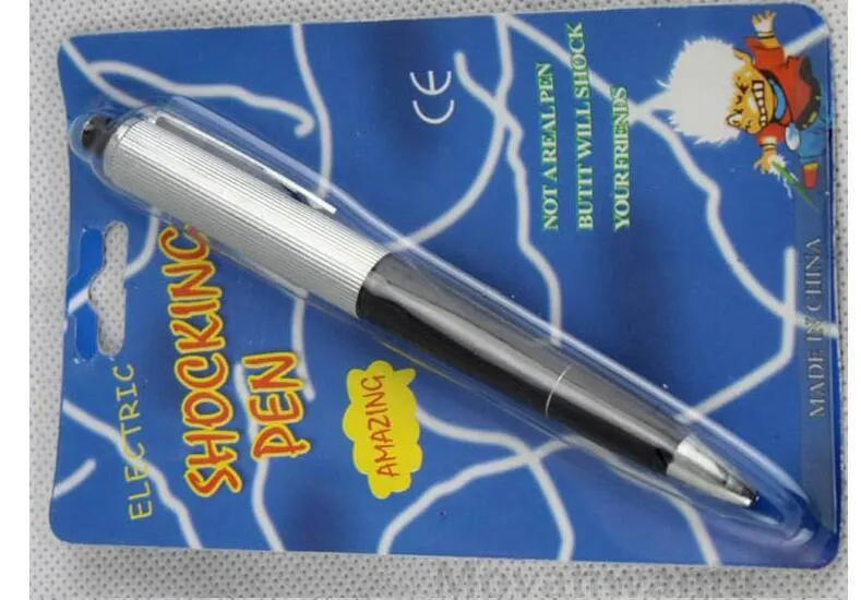 Electric Shock Pen – Funny Practical Joke Prank Novelty Toy April Fool Gag  Gift