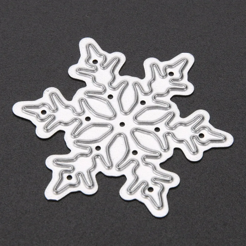 4 pezzi in metallo fiocchi di neve mot stampo in metallo in gambita scrapbooking la macchina da taglio di fustix fustella big s da taglio 3295510