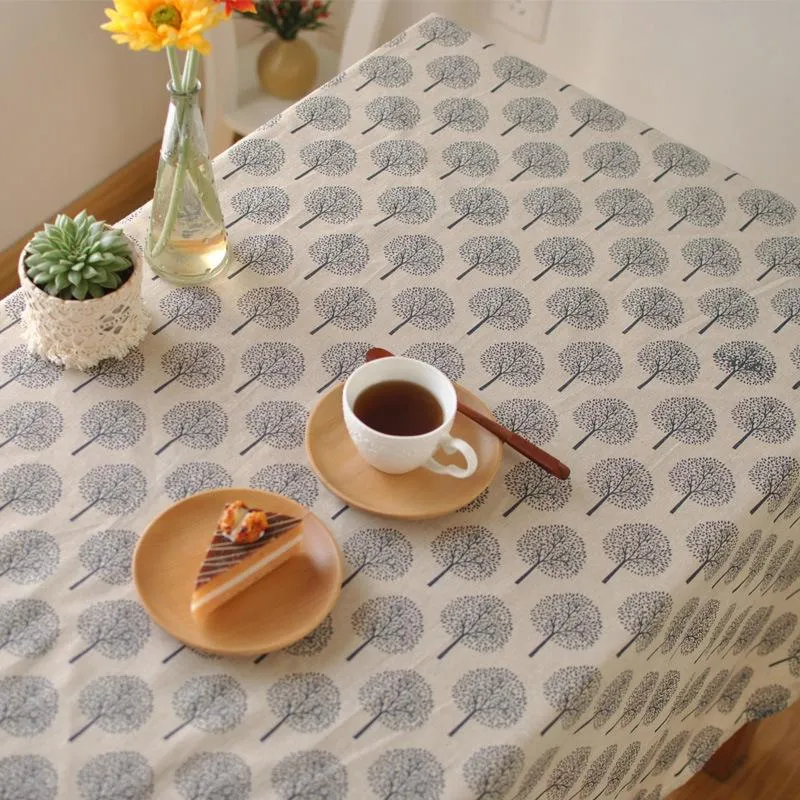 Vendas quentes japonês minimalista teatral algodão pano toalhas de mesa mesa de café mesa do computador pano capa pano