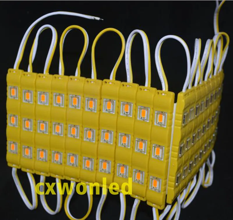 Channel Letters Backlighting Led Modules Lights 5630 3Leds 1.2W Injection Led Modules With Cover Lens 12V Waterproof For Outdoor Billboard