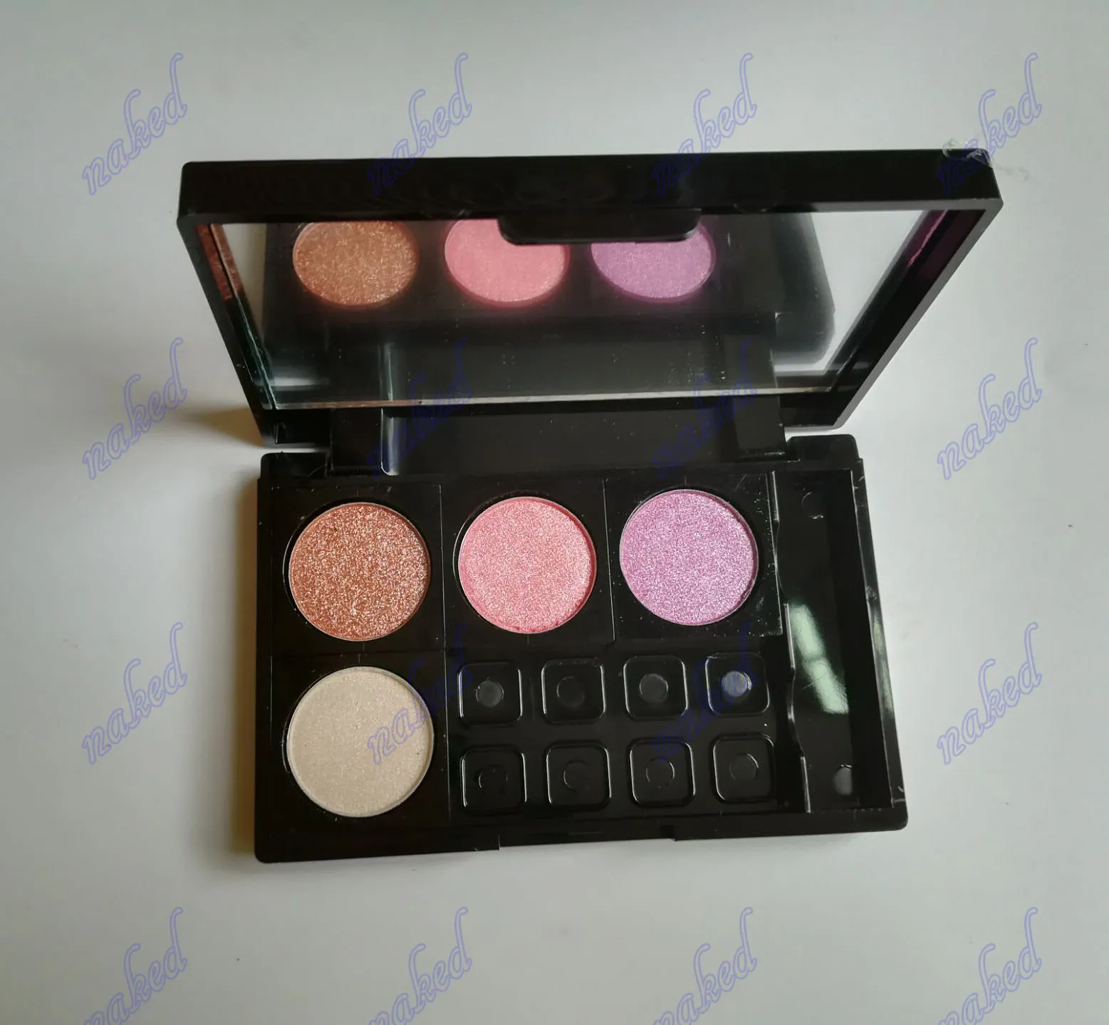 Free combination glitter shinning Eyeshadow Compact single exquisite eye shadow power Easy makeup large capacity welcome OEM