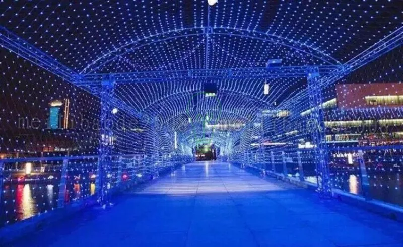 YENİ ağ örgüsü lamba 800 LED Net Işıklar 3m * 6m Perde Işık Noel Dize Lambası Dekorasyon Parti Peri 110V-220V AU UK AB ABD fiş MYY