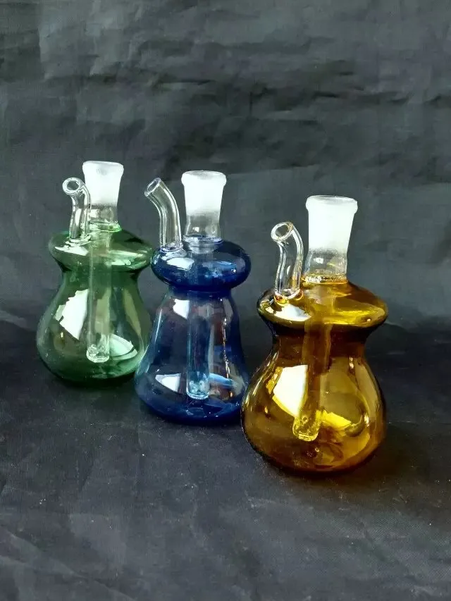 Nya minifärgade glasslangar, grossistglasbongtillbehör, rökning av glasvattenrör, gratis frakt