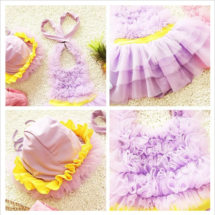 2018 Nouvel Été Bébé Filles Onepiece Chapeau Maillots De Bain Robe En Tulle Enfants Fille Vêtements De Plage Enfants Maillot De Bain Mignon Fille Maillot De Bain 4 Col5198849