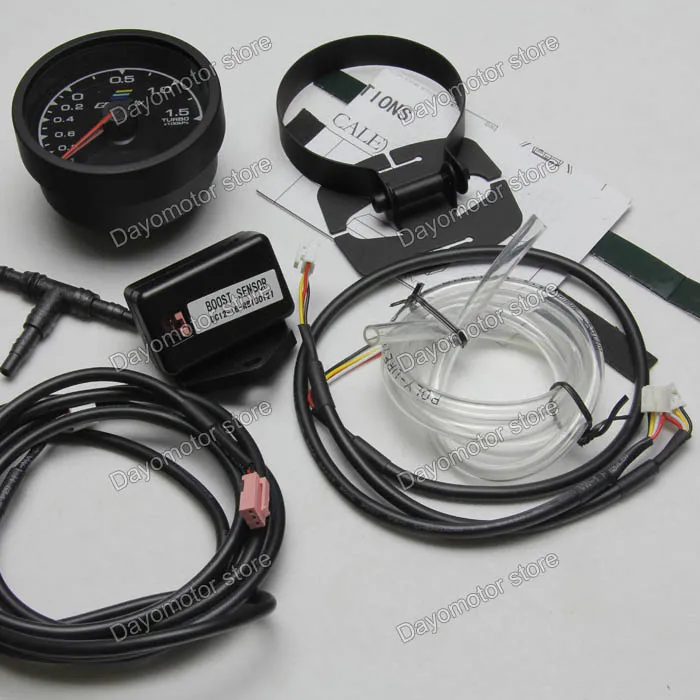 Racing Greddy Turbo Gauge Turbo Boost Gauge 7 Light Colors LCD Display