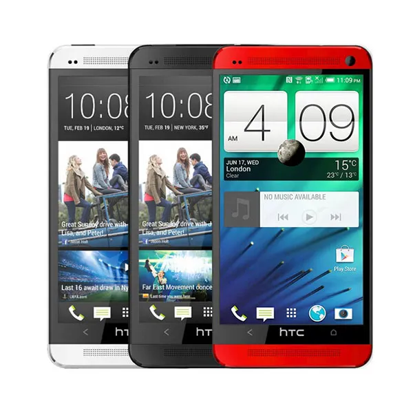 الهاتف الأصلي 4.7 "HTC ONE M7 رباعية النواة الجيل الثالث 3G 4G LTE واي فاي GPS 2GB RAM 32GB التخزين الروبوت الهاتف الذكي مقفلة