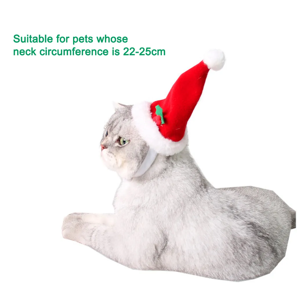 Décorations de Noël Cadeaux du Père Noël Maquillage Vêtements pour chiens Chapeau d'hiver Fournitures Accessoires Rouge Chaud Festivals Fêtes Livraison gratuite