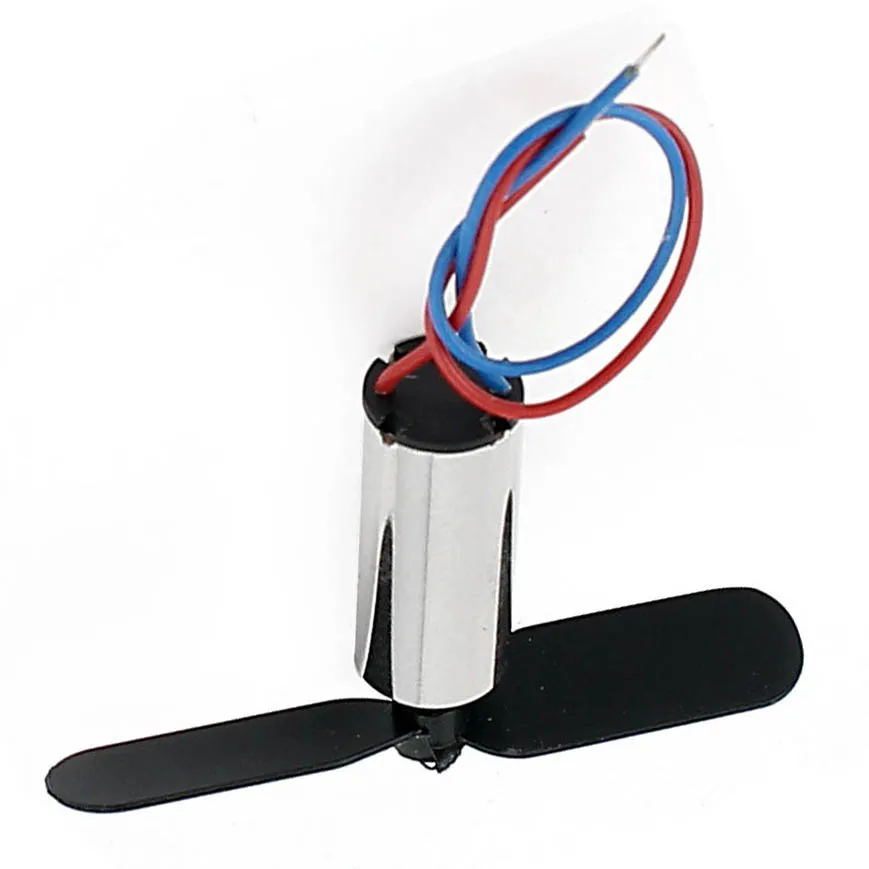 DC 3.7V 48000RPM Coreless Motor + Propeller voor RC-vliegtuig Helicopter Toy B00319