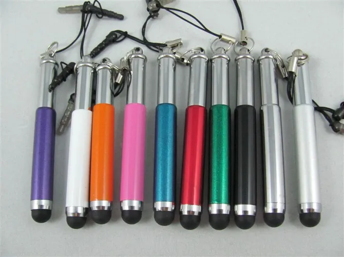 Wholesale Colorful Retractable Stylus Touch Screen Pen for Android Mobile Phones Tablet PC Mid