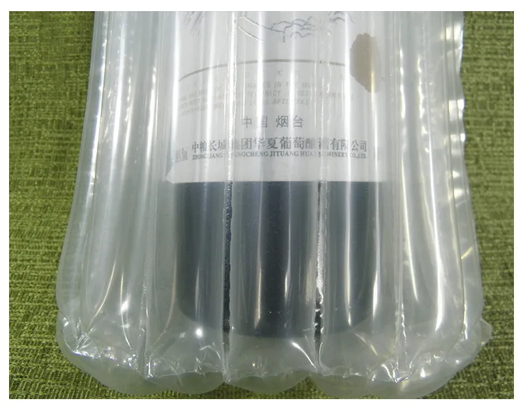 Luftgefüllte Schutzverpackung für Wein Aufblasbare Luftverpackung Schutzpolsterung Bubble Pack Wrap für Weinverpackungen 1