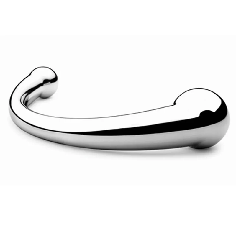 Stainless Steel Anal Massage Sex Toys G-Spot Wand Massage Stick Pure Metal P-Spot Massager Dildo Anal Toys for Women Men Gay Men