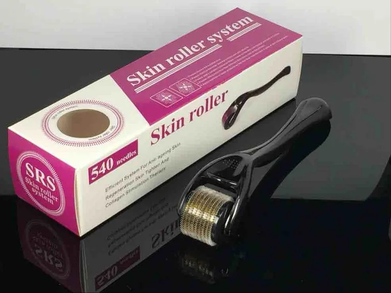 540 micro aghi Derma Rolling Micro Aghi Roller Skin Dermatologia Terapia Micro Ago Rullo Microneedle CCA1476 1000 pz