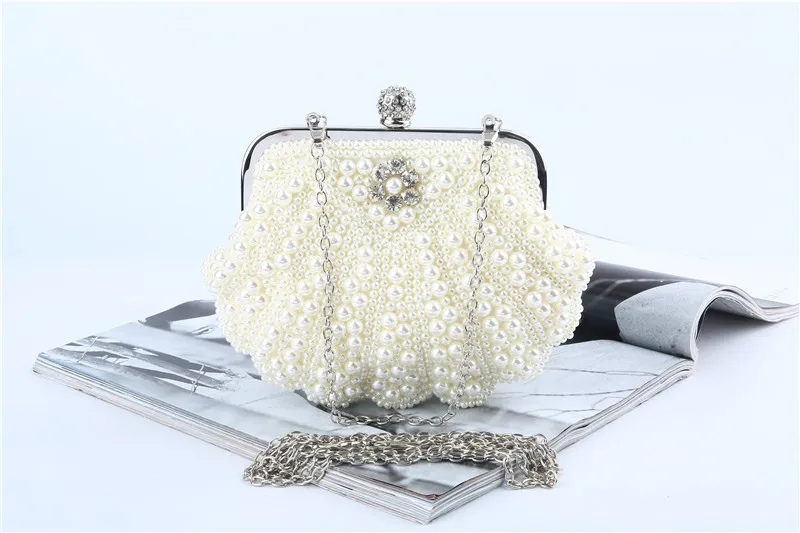 Factory/Retaill/Wholesale brand new handmade fantastic evening bag/beaded bag with satin for wedding/banquet/party/pormMore Colors