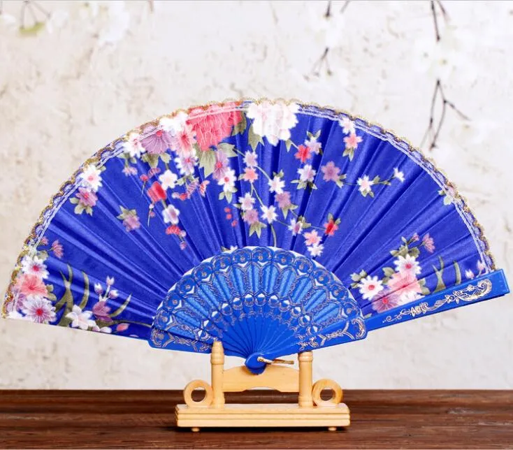 Wedding Ladies Hand Fans Advertising and Promotional Folding Fans 7quot Dancing Lace Fan Bridal Accessories Guest Gift1398587