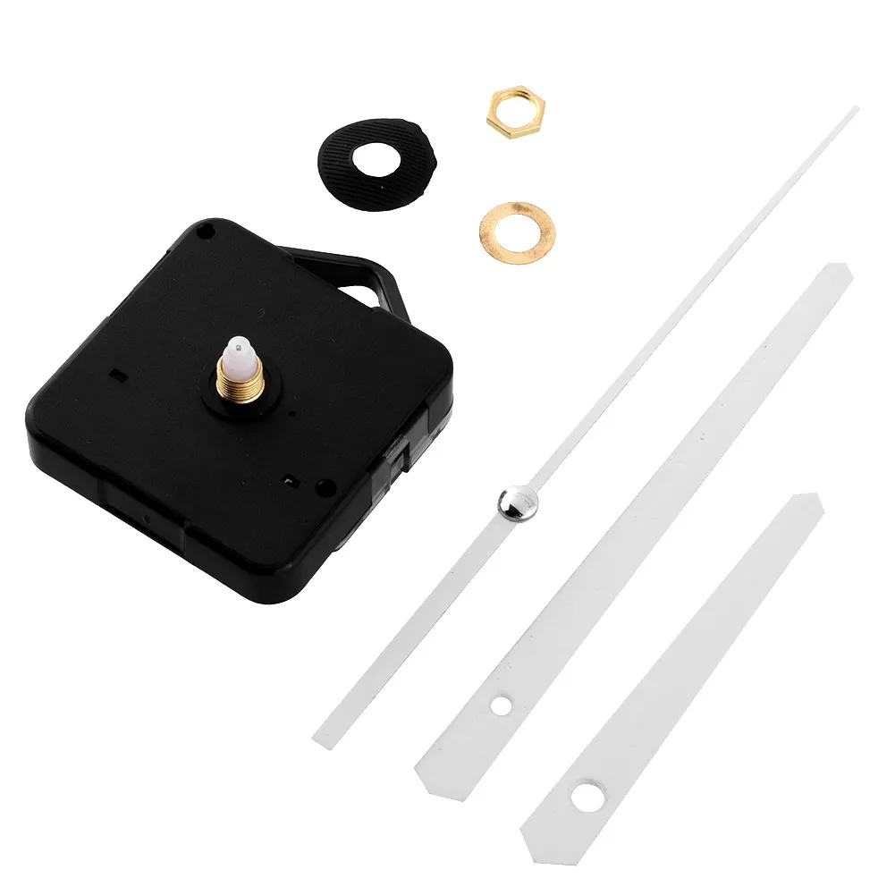 Whole-New Classic White Hands Clock Movement Mechanism Parts Repair Replacing DIY Essential Tools Set Quiet Silent235S