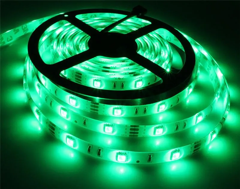 RGB LED Strip 5050 Waterdicht 5M 150LEDS SMD 44Key IR Afstandsbediening Mini Controller 12V 2A Voedingsadapter Fita LED Light Strip Voor Chr1679838