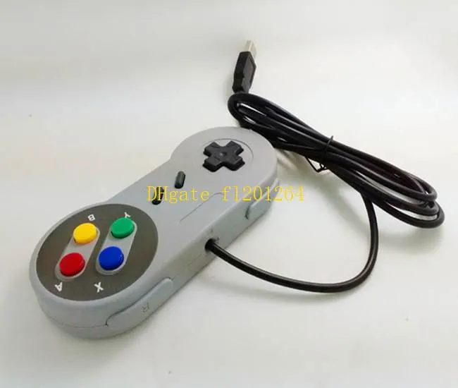 / 빠른 배송 도매 우수한 슈퍼 SF SNES 윈도우 컨트롤러 USB Gamepad 조이패드 USB 조이패드