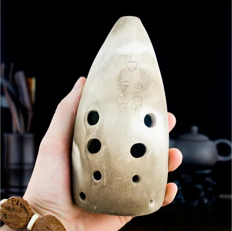 Xun antigo Ocarina flauta instrumento musical para iniciantes agradável Um chinês Xun chinês tradicional antigo instrumentos musicais