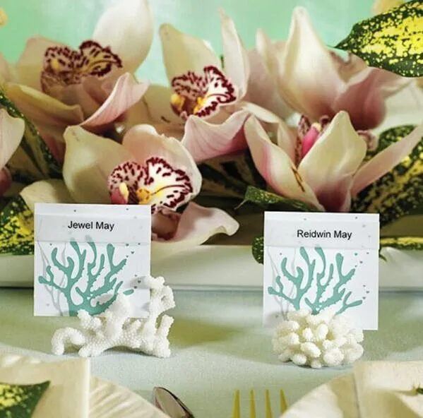 QUATEVEN Seasquot Coral Place Card PO Holder llot Wedding Party PO Frame Dhl Fedex 3701100