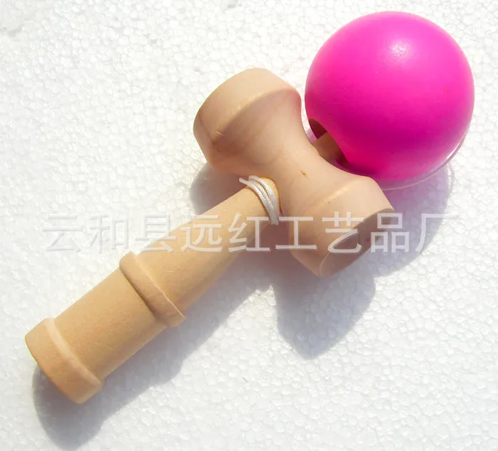 8 Kolor Nowy Duży Rozmiar 18 * 6 CM Kendama Ball Japoński Tradycyjny Drewno Gry Zabawki Edukacja Prezent Dzieci Zabawki DHL / Fedex Darmowa Wysyłka