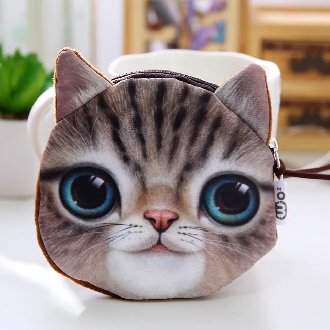 Cat face on sale coin purse