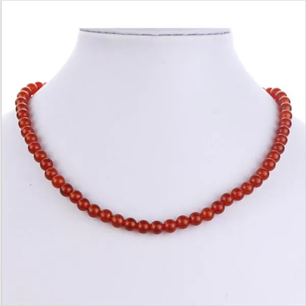 45 cm / 18 pouces collier 7 couleurs 6mm collier de perles de pierre d'oeil de tigre naturel bijoux de mode pour les femmes