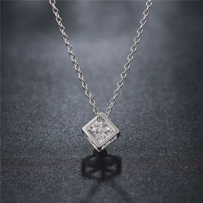 Buy Wholesale China Amazon Hot Sell Jewelry S925 Sterling Silver Zircon  Necklace With Advanced Collarbone Chain & Necklaces at USD 15 | Global  Sources