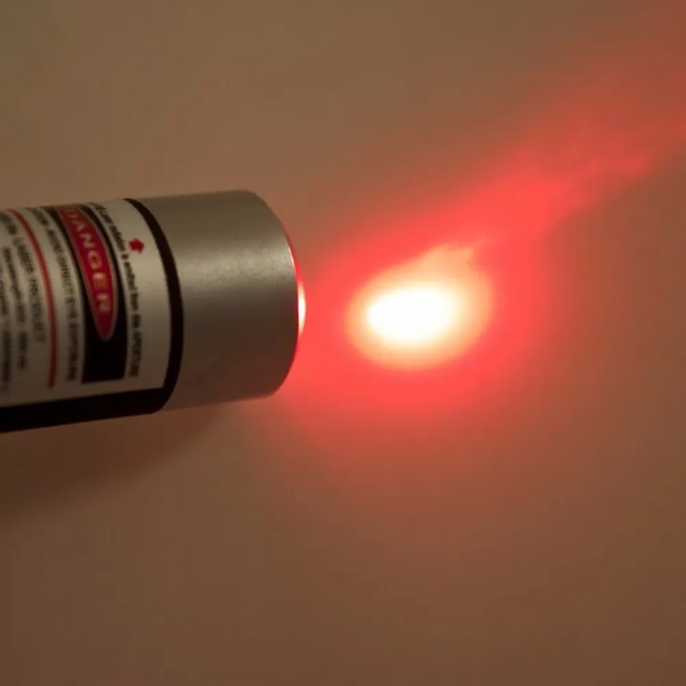 650 nm 5 mW roter Laserstift-Zeiger, leistungsstarke Strahllichtlampe, Präsentationslampe, Presenter, Laserpointer für Arbeit, Unterricht, Ausbildung, Neu9246370