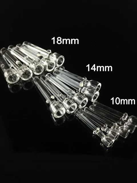 Three size 10mm 14mm 18mm high quality glass nail for water pipe and oil rig factory wholesale price smoking