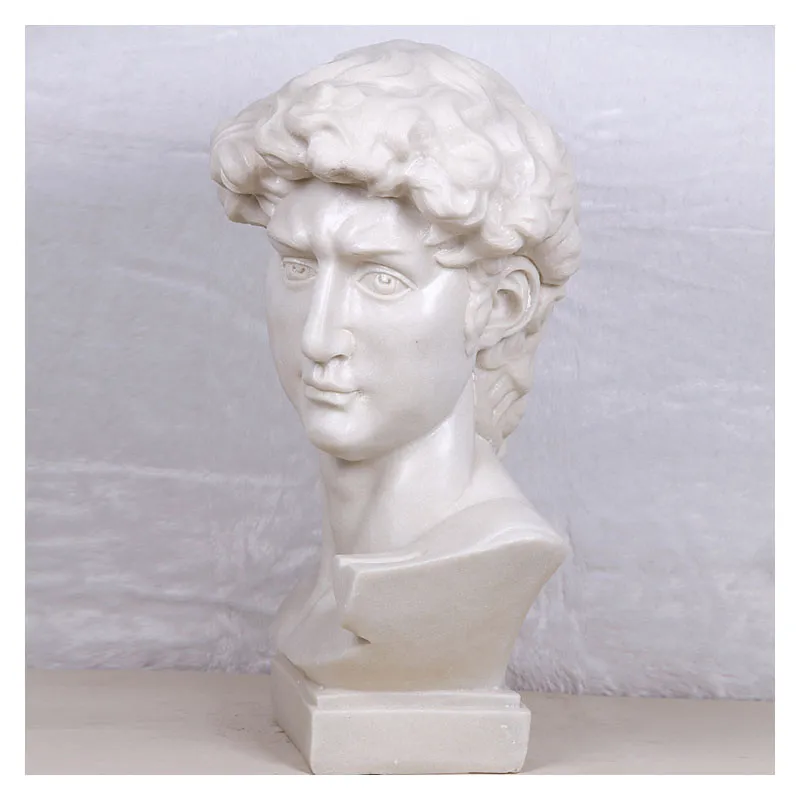 Greatly Venus Head Sculpture Crafts Grand présentoir de figurines de style américain avec marbre/grès