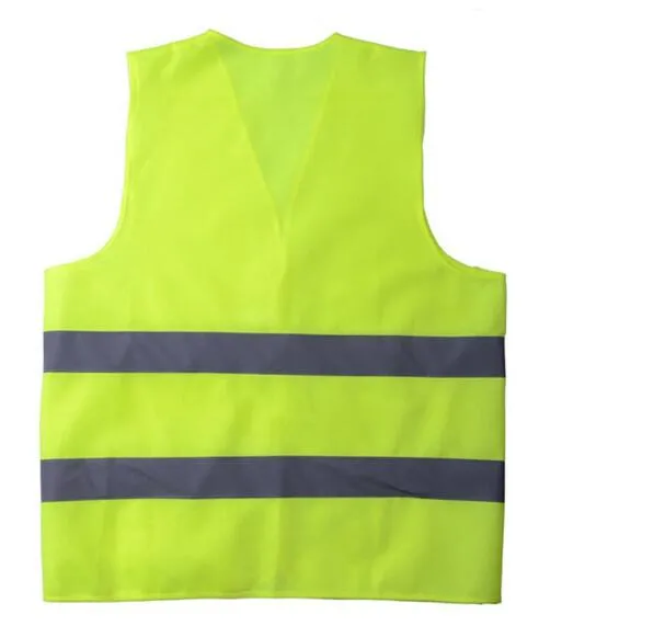 Haute Visibilité Travail Sécurité Construction Gilet Avertissement Trafic Réfléchissant Travail Gilet Vert Réfléchissant Vêtements De Sécurité LJJC1792 