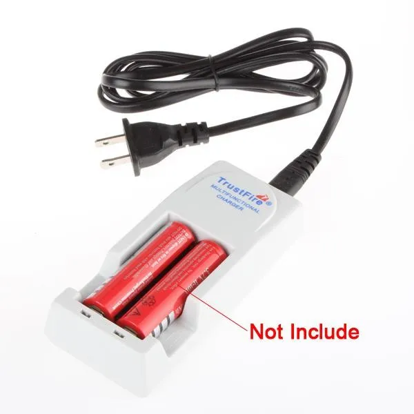 Trustfire TR-001 Dual batteriladdare för 18650 18500 18350 17670 16340 Batteriladdare EU US-kontakt Multi Functional Laddare