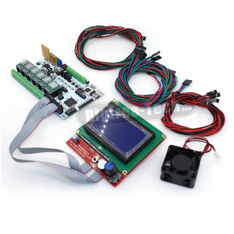 Rumba Control Board DIY+LCD 12864 Controller Display +Jumper Wire