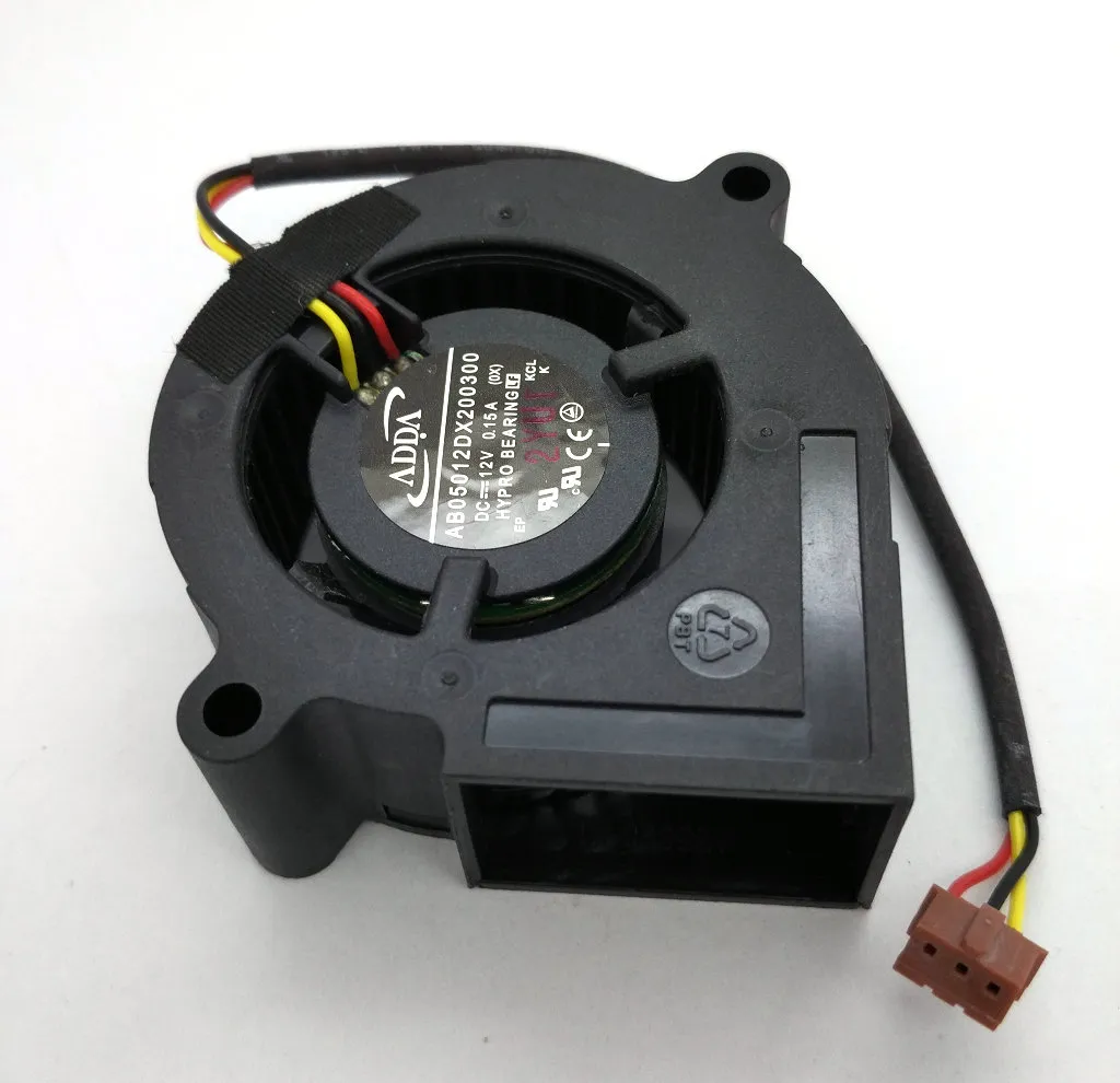 Original ADDA AB06012HB250300 Blower Projector Fan – 60x25mm, 12V 0.22A, 24.5dBA, 50.000 Uur Levensduur