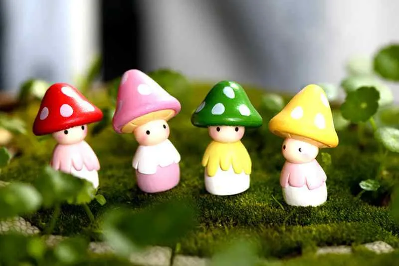 Figurine Champurine Ornement DIY MATÉRIAUX MOSS MOSS Terrarium décor micro paysage accessoires miniatures Fairy Garden DIY ZAKKA 49144862