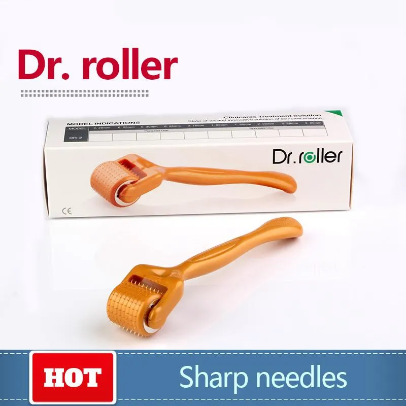 New 192 needles derma roller ultra-sharp titanium alloy needles Dr.roller-192 Microneedle roller 0.2MM-3.0MM Chinapost free