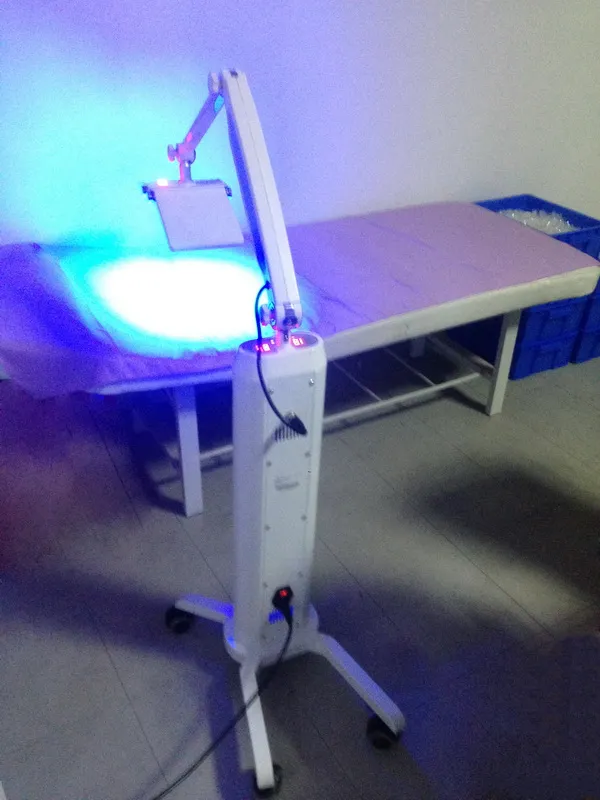 Populär PDT LED Light Therapy Machine WTH Seven Color LED Light Therapy PDT LED Facial Salon Beauty Machine Floor Standing Movers