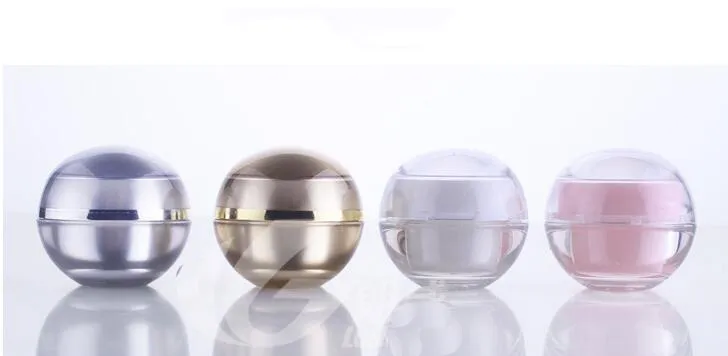 5g Round Cream Bottle Plastic Cosmetic Ball Packing Container Trial Case Cream Box grossist