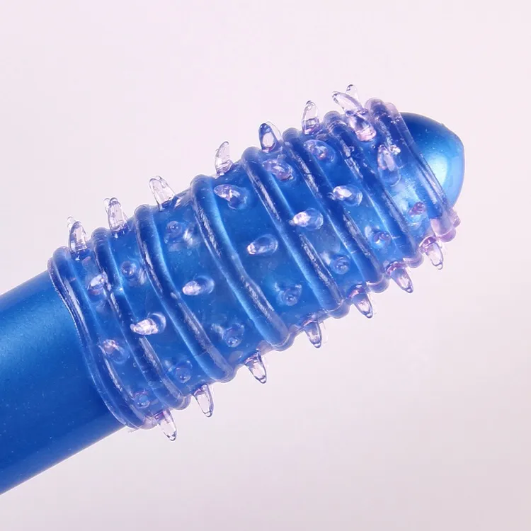 Ingranditori della manica del pene Manicotto dell'estensore del pene Aumento del pene Riutilizzabile Ritardo EiaculazioneColletto spinato anelli del pene giocattoli del sesso8500382