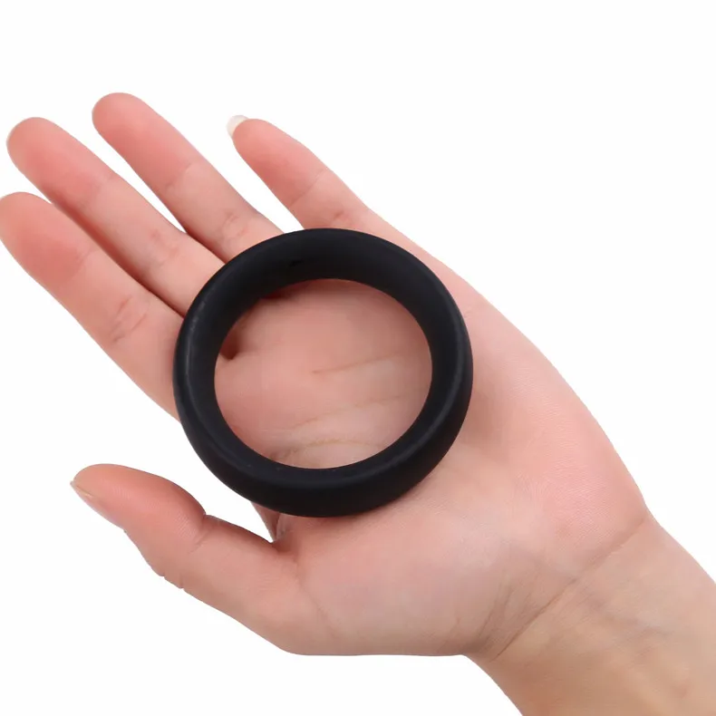 2 шт. Набор, внутренний размер 45 мм, 50 мм, силиконовое кольцо для пениса, кольцо для задержки, очень толстое кольцо для пениса, кольцо для пениса, долговечное секс-игрушка для man9971489