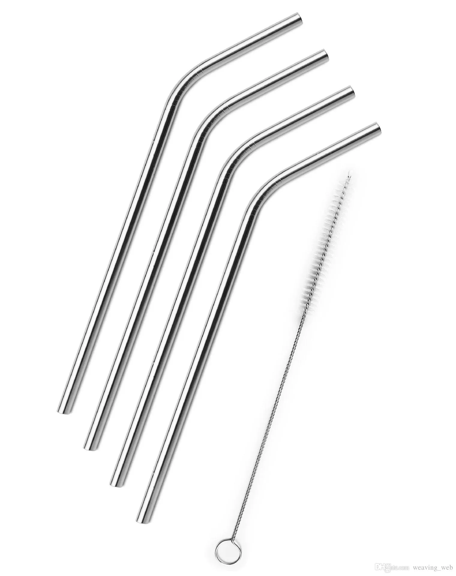 20 ounce cups Straws 30 ounce Cups straw Stainless Steel Drinking Straws bent straight straw Sip Well Tumbler Straw Brush Best quality